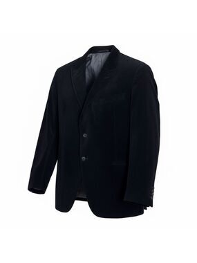 ARMANI COLLEZIONI Black Luxury Designer Business Casual Blazer Jacket Mens 46R
